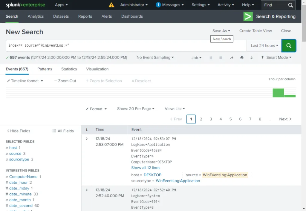 splunk sorgu